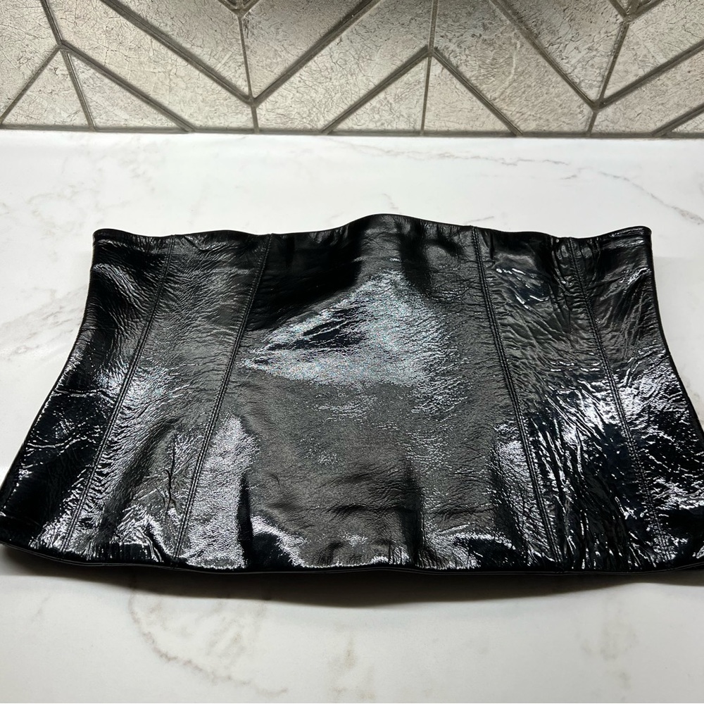 Chanel Vintage patent leather corset belt, NWT